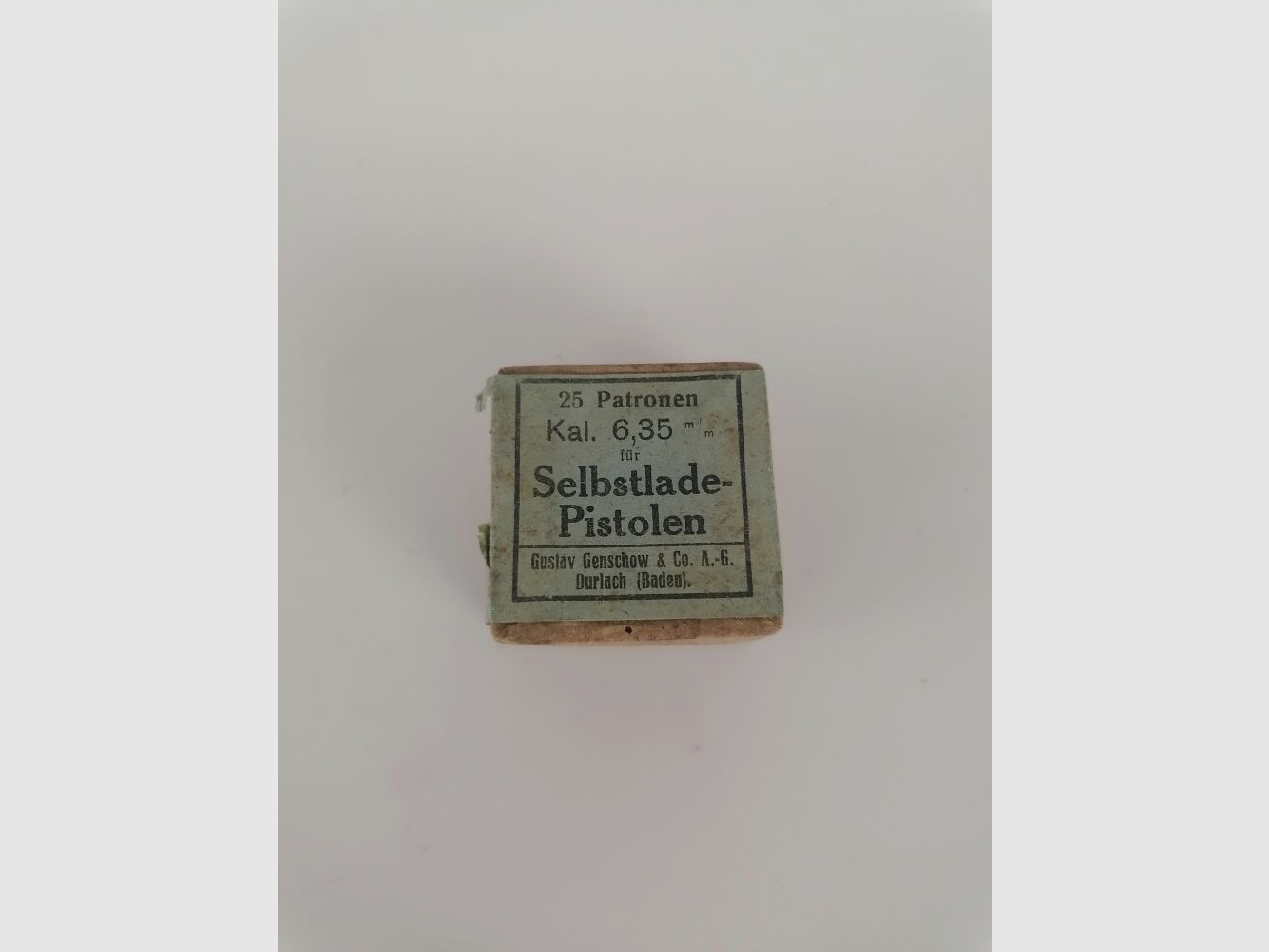 Gustav Genschow & Co. A.-G. Selbstladepistolen