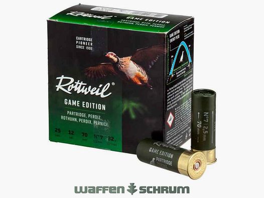 Rottweil Game Edition Perdrix 12/70 2,5mm - 32g