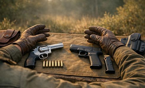 Revolver vs. Pistole: Für Jäger im Vergleich