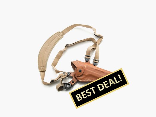 Chiappa leather holster 6'' for Rhino revolver - shoulder style