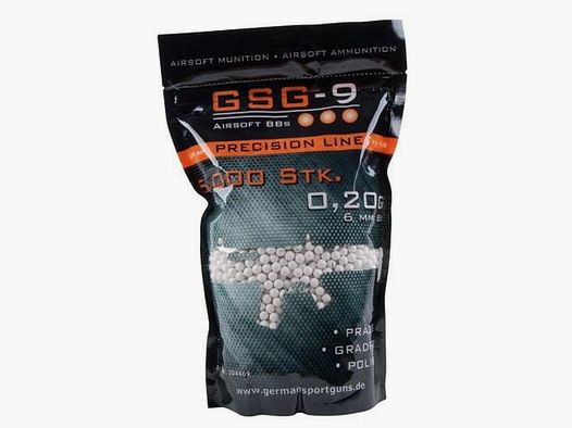 GSG-9 BB's 0.20 g Precision Line Airsoft Balls - 5,000 pcs.