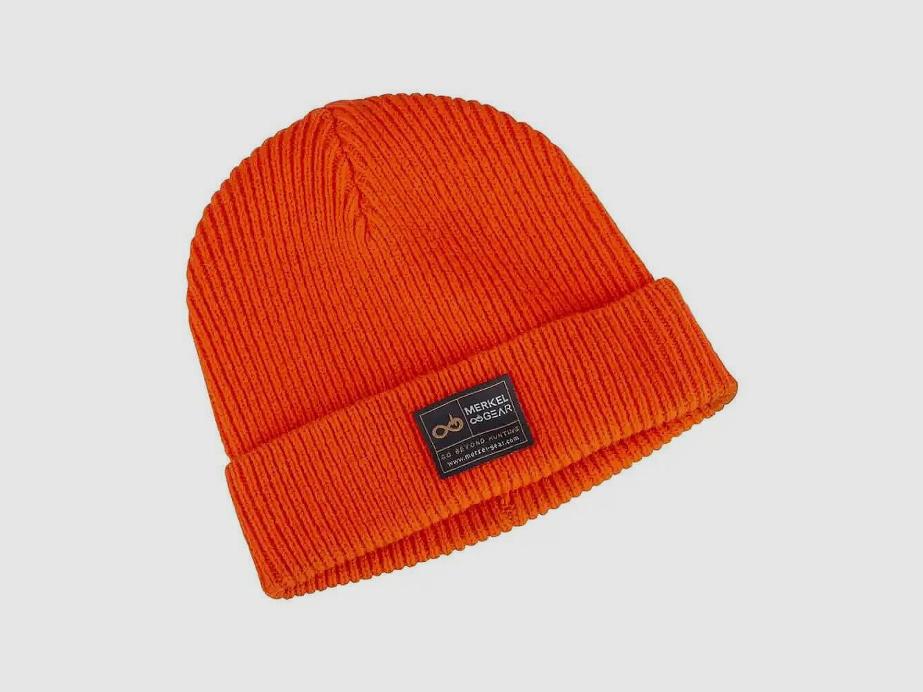 Merkel Gear Merino Wool Beanie - Orange