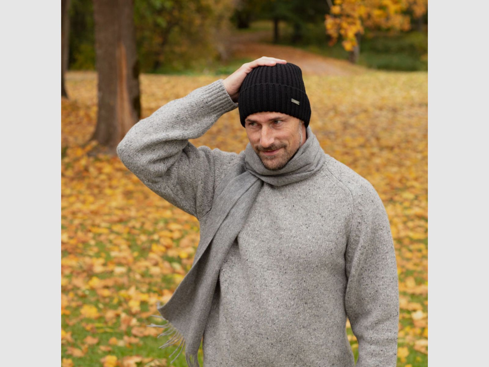 SÄTILA Dagsnäs Sweater Herren Grey Melange