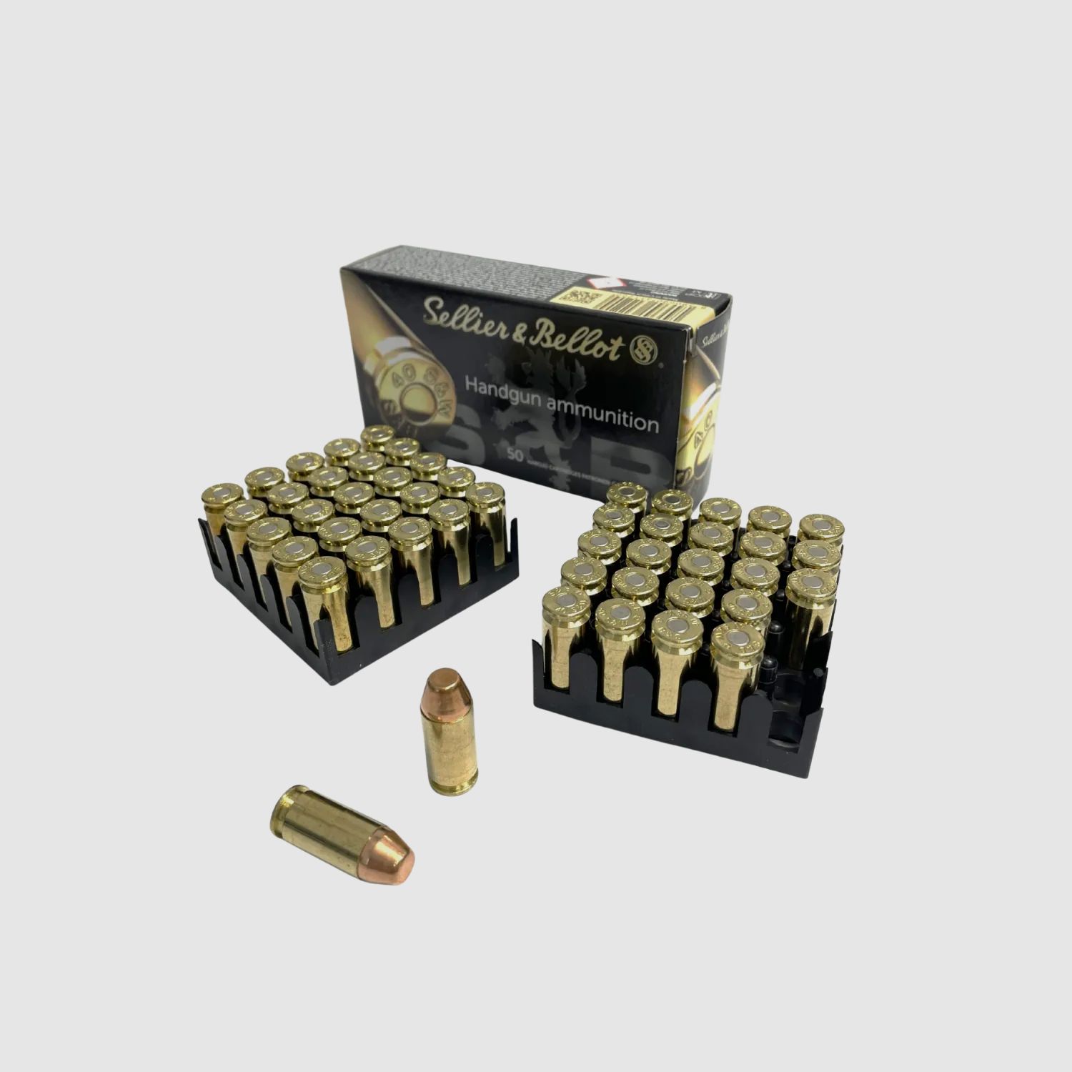 S&B .40 S&W Vollmantel 50 Schuss 180gr