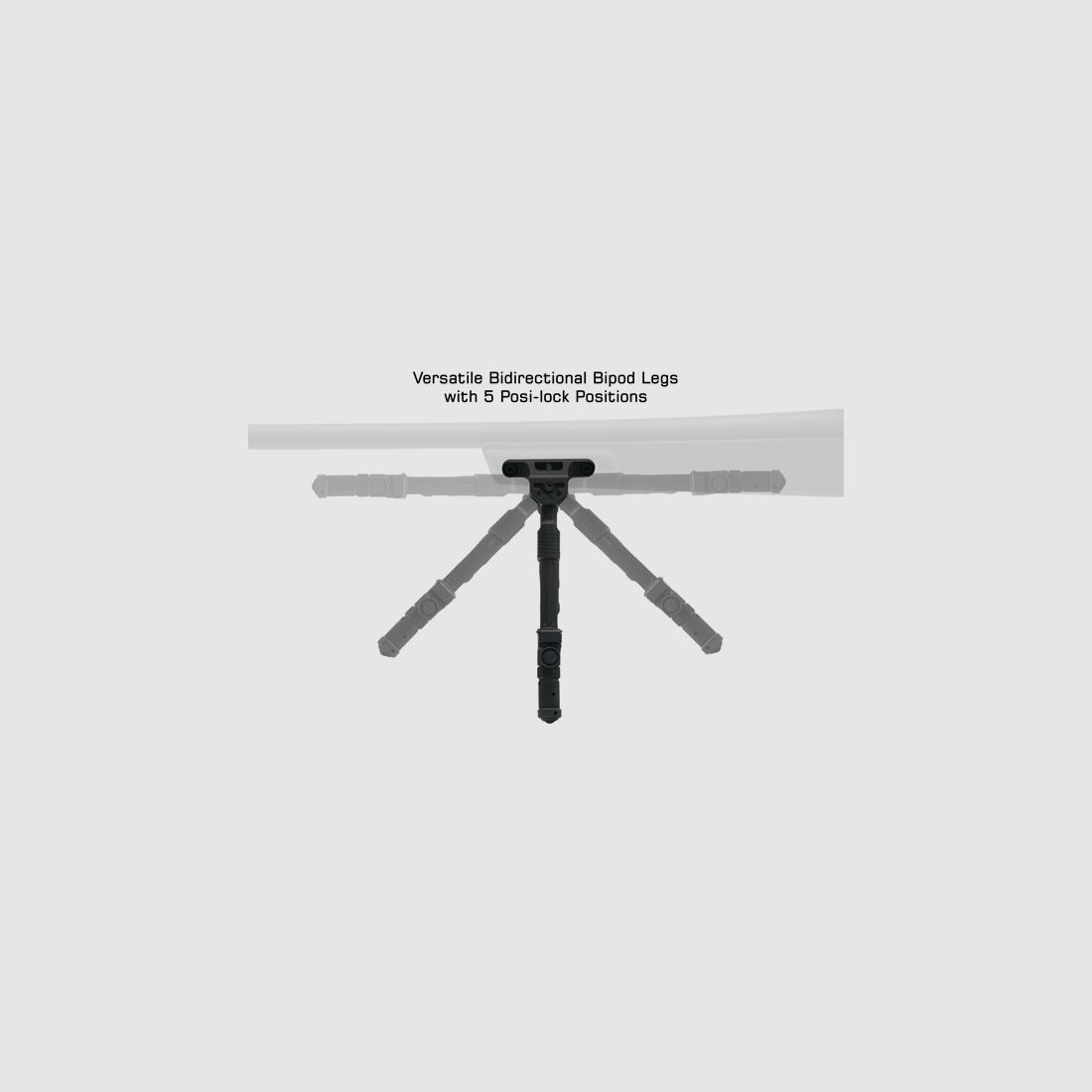 Bipode UTG® Recon Flex® II, altura central de 9″-12″ M-LOK®