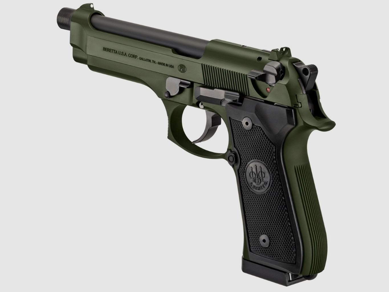Beretta Pistole 92FS OD Green – 9 mm Para, Bild 7 von 10