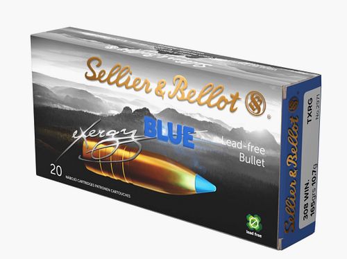 Sellier & Bellot 192310 .308 Win. TXRG tipped eXergy blue 10,7g 165grs.