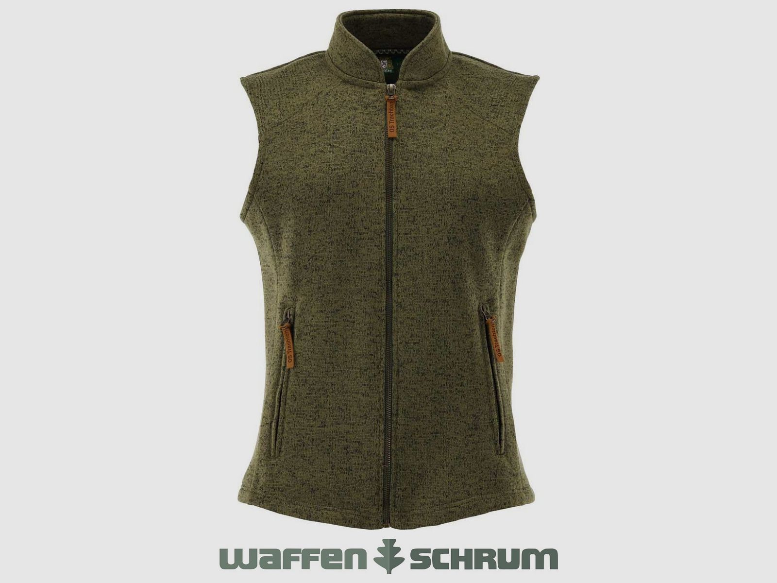 OS Trachten Knit-Fleece Vest Olive