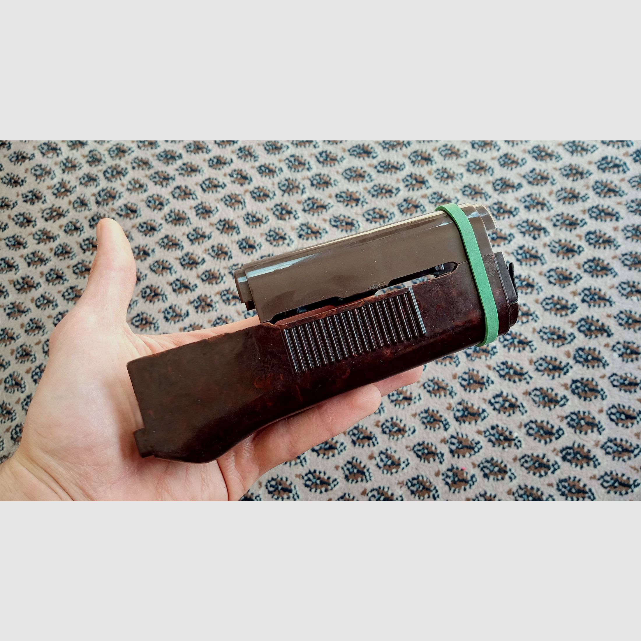 Set di protezione anteriore AKMS MPi dell'Est Germania per AKMS & AK74 DDR NVA in bakelite e plastica // montaggio indiretto anche per NEDI SDM Type 56 possibile, immagine 5 di 20