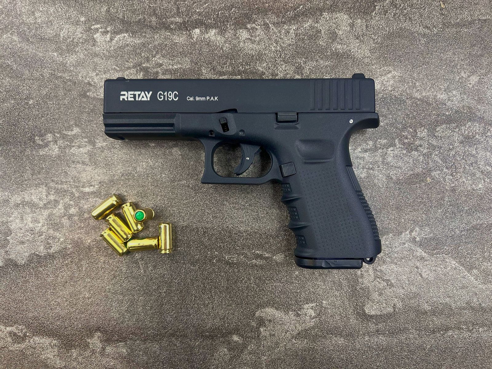 RETAY G19C Top Fire 9mm P.A.K. Schreckschusspistole Glock 19C Nachbau