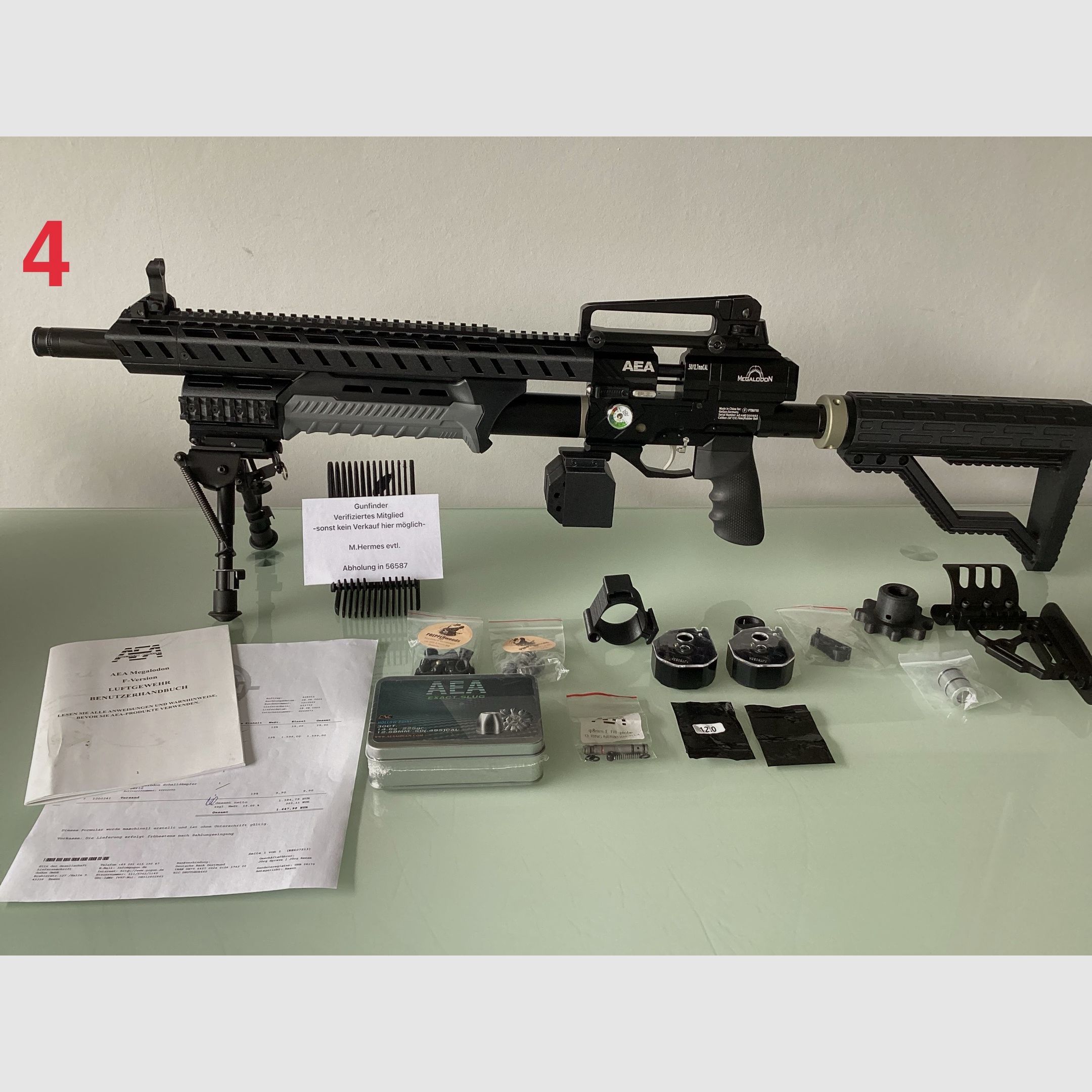 New immediately available AEA Megalodon with invoice and original packaging without or with a lot of accessories.