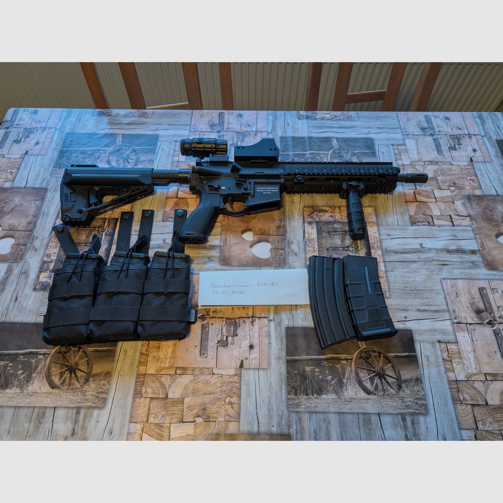 VFC Heckler&Koch HK416 S-AEG czarny