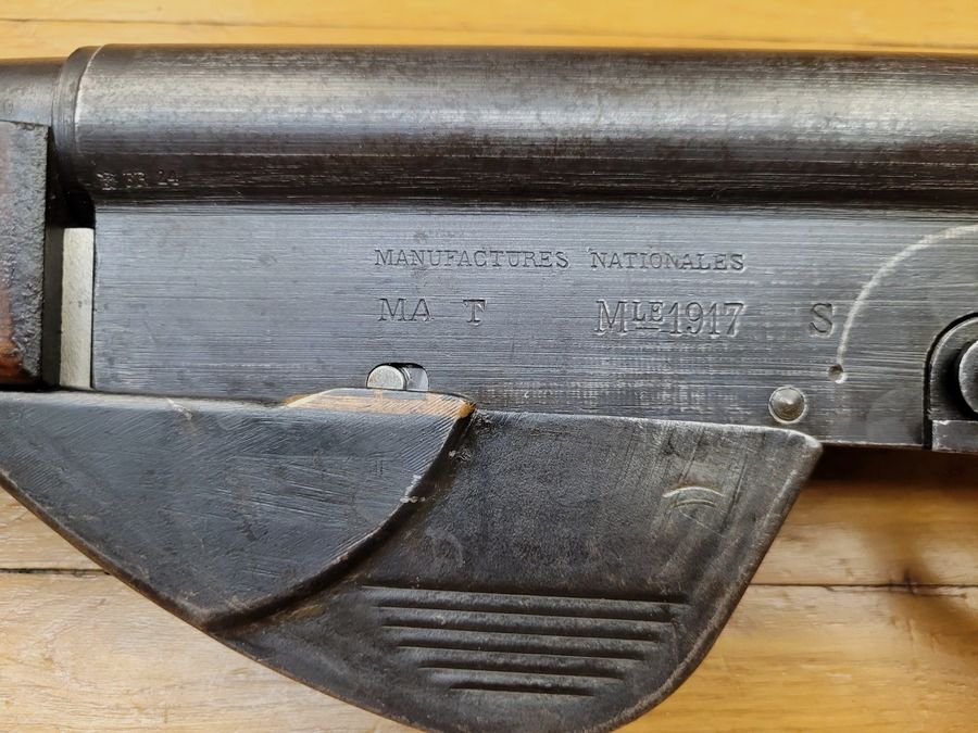 Exceptionnel Fusil Semi Automatique FSA 17 DIDACTIQUE – Arme d&rsquo;août 1917 – Arme du second type – calibre d&rsquo;origine 8×51 – monomatricule – didactisation rarissime – Pièce de musée ! – TBE ++, image 38 sur 45