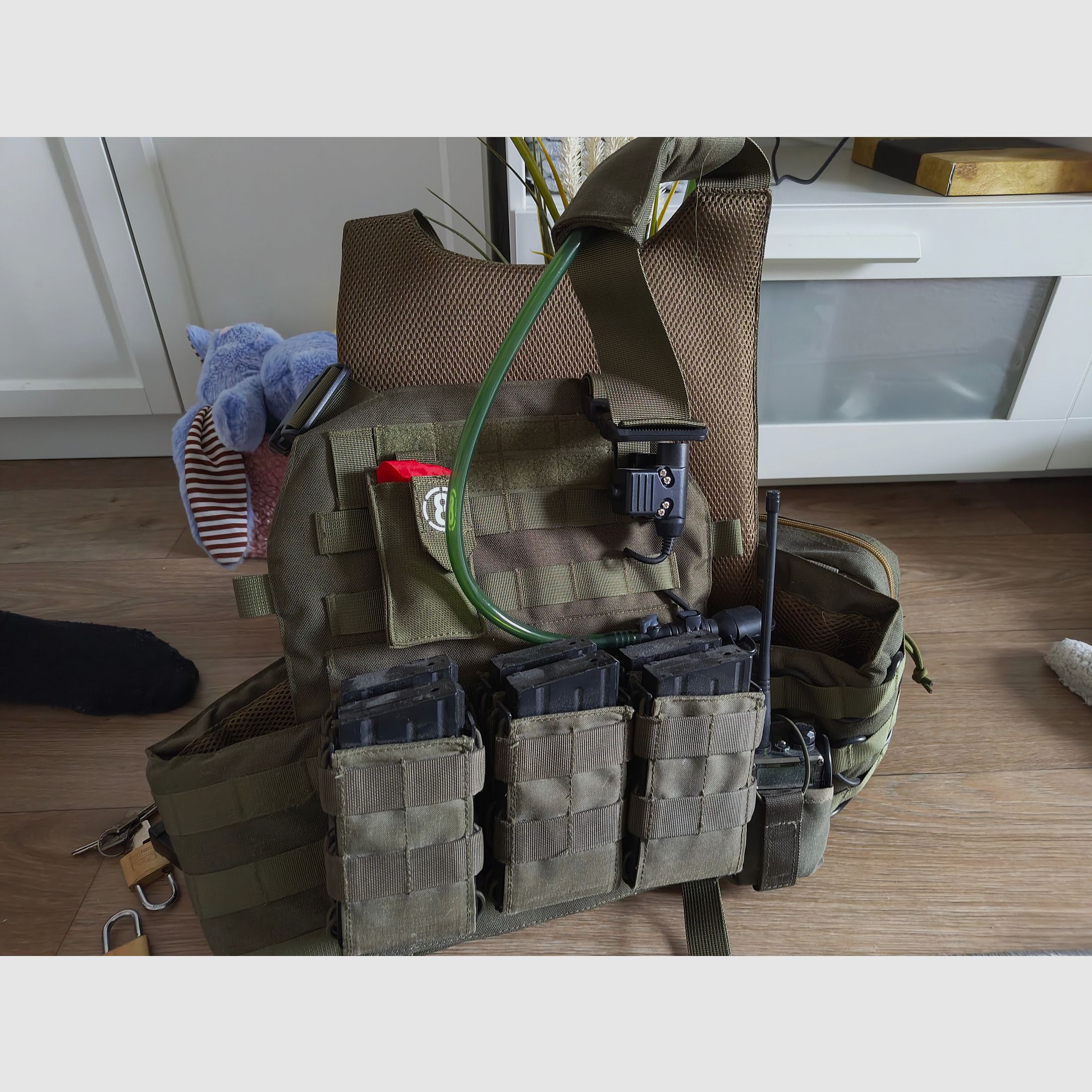 Airsoft mit viel Zubehör