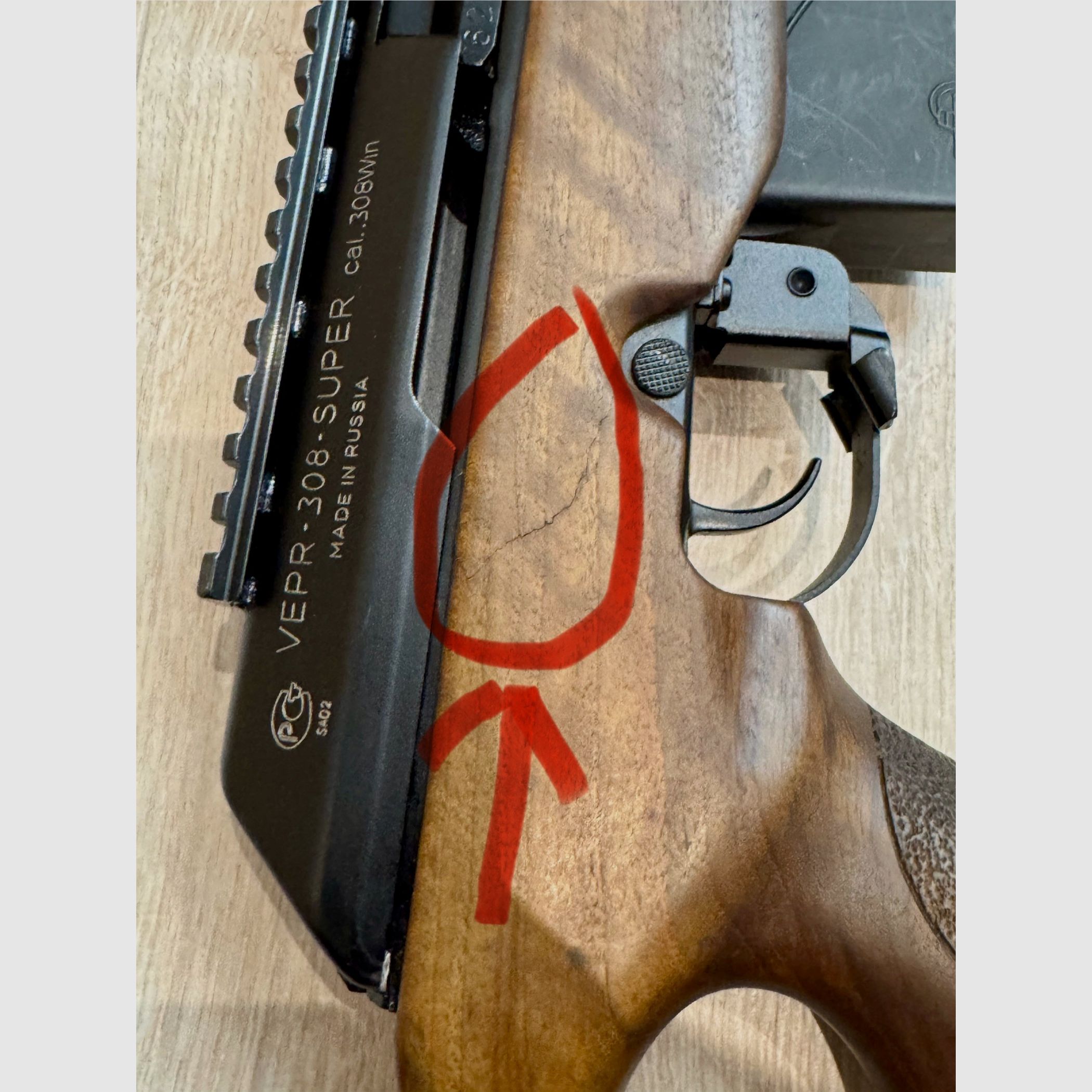 Selbstlader Molot Vepr Super im Kaliber .308 Win.