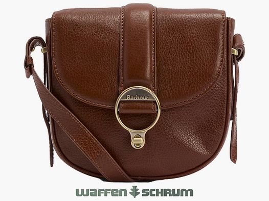 Sac en cuir Barbour Elm Crossbody marron