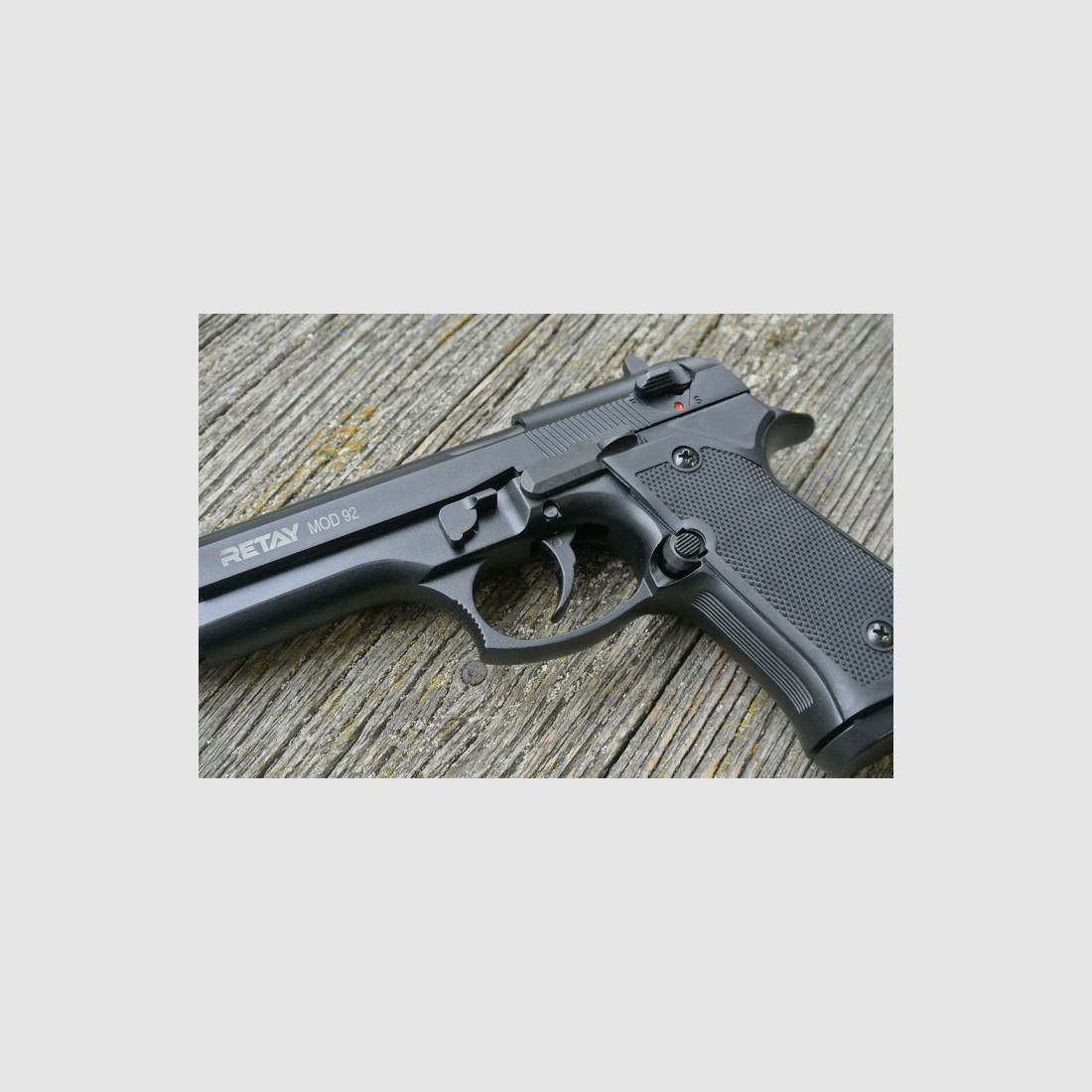 RETAY MOD92 9 mm P.A.K. – réplica Beretta 92F / M9 – pistola de fogueo – envío a toda la UE, imagen 3 de 8