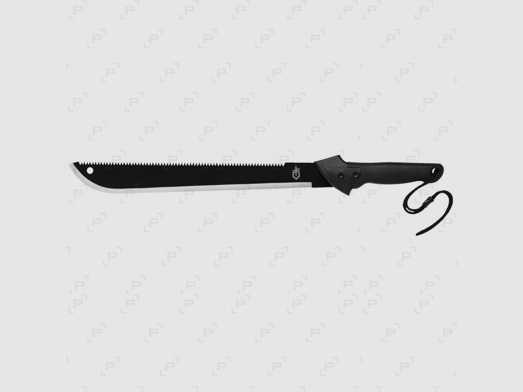 Machete GERBER GATOR negra mango de goma, imagen 1 de 2