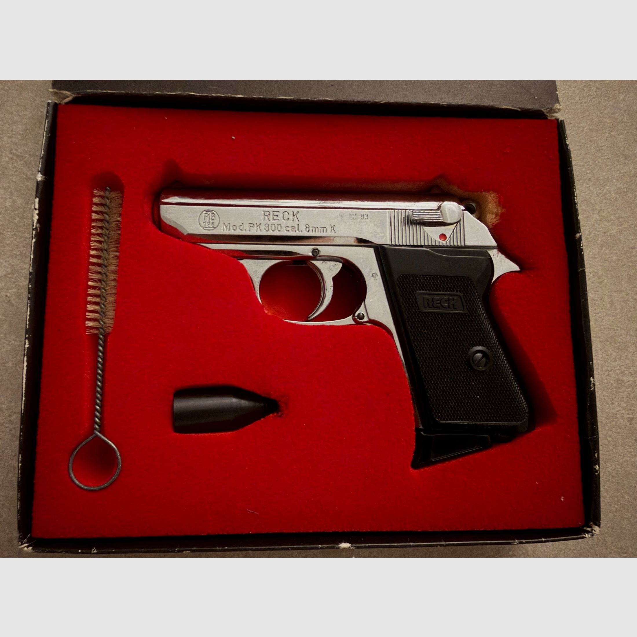 Pistolet gazowy Reck PK 800 Chrom OVP bez miejsc łamania 