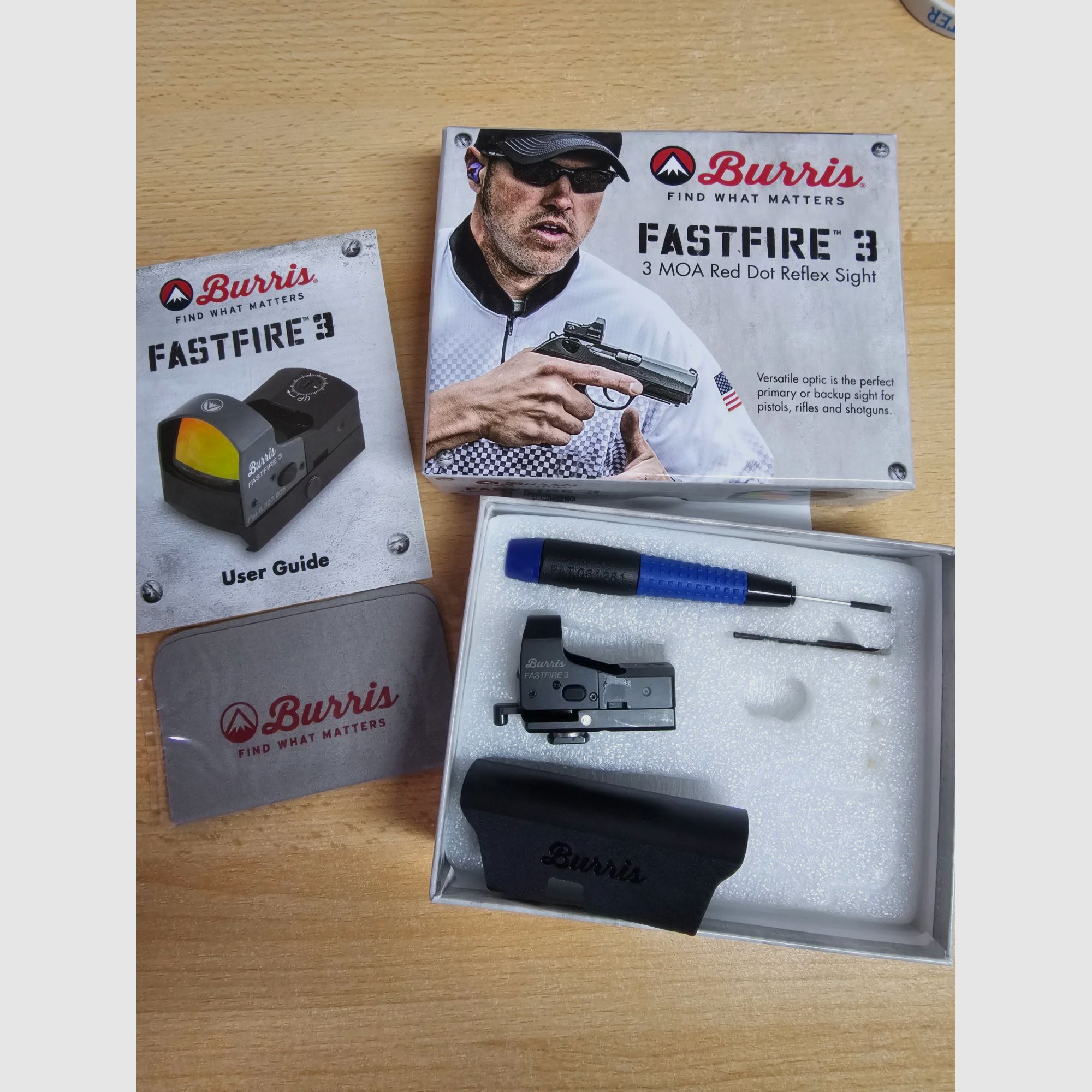 Burris FASTFIRE 3 3MOA optionally with MAKlick red dot sight, image 1 of 6
