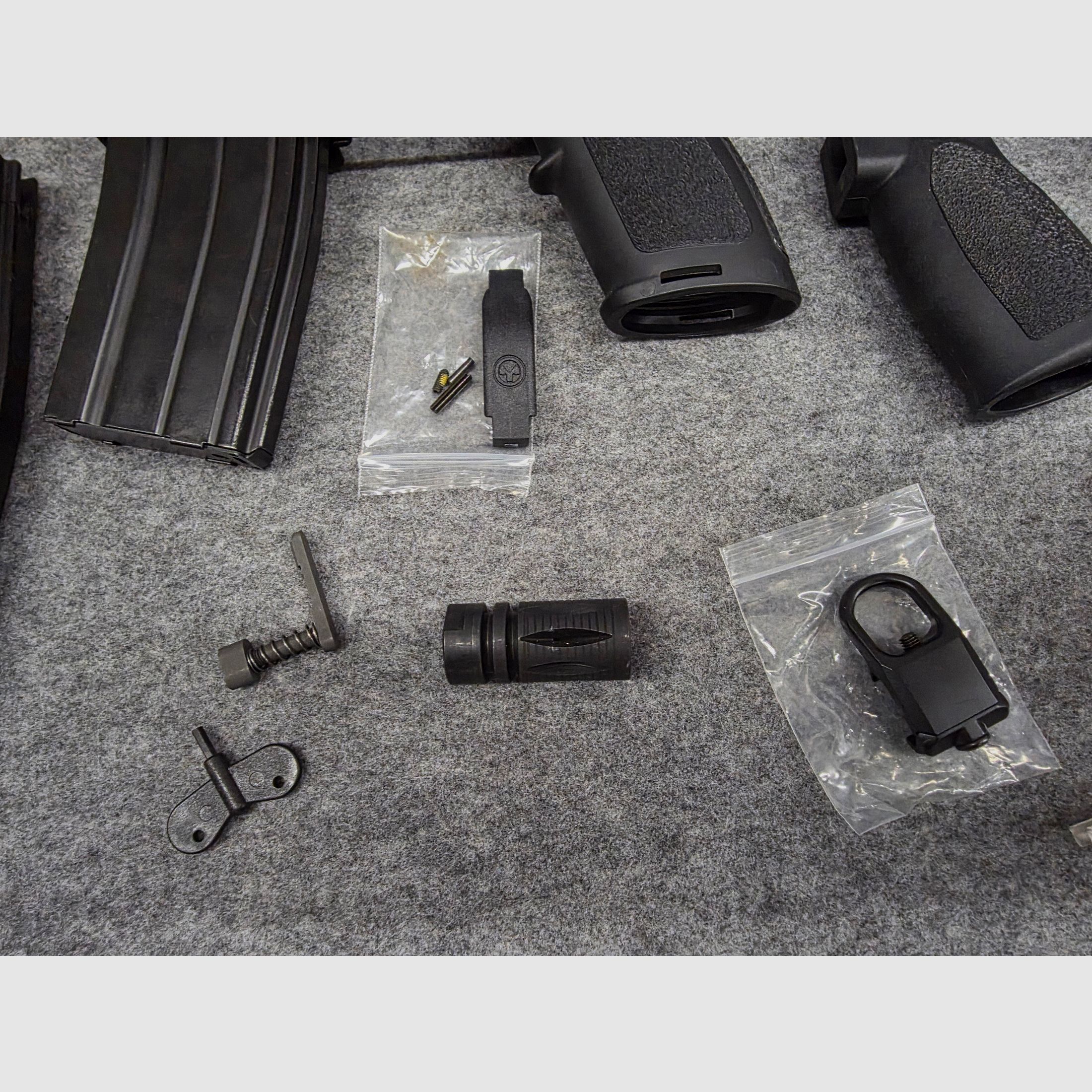 Neuwertige Gas Blowback HK416  GBB mit V3 Nozzle Stahl Bolt viel neues Zubehör Tuning Softair Gewehr ab 18 Jahre 6mm BB