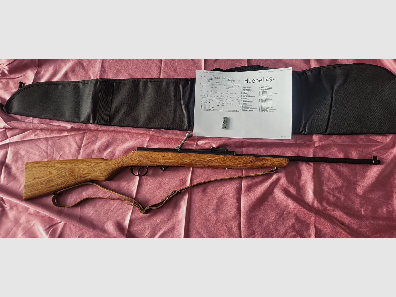 Air rifle Haenel 49a with magazine