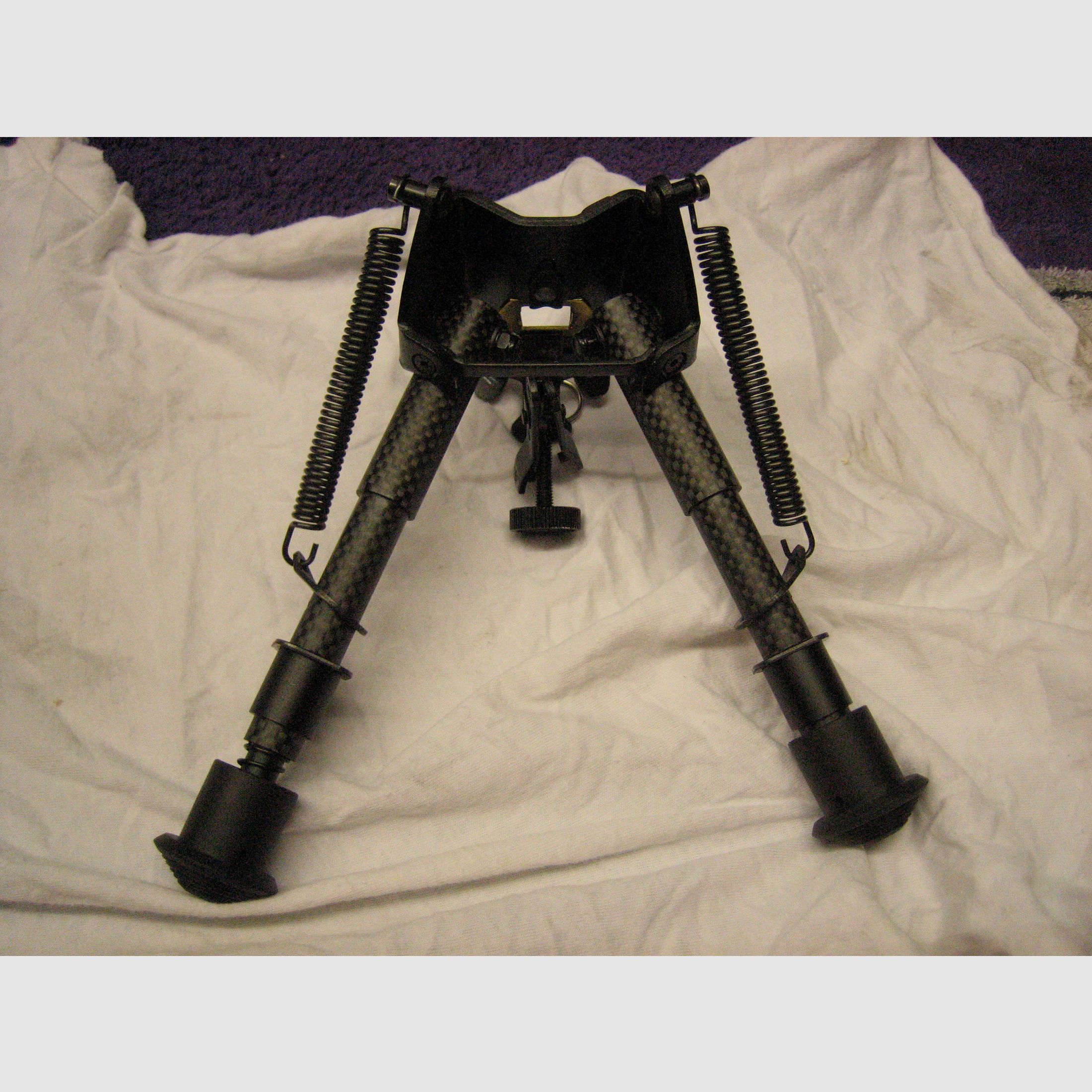 Zweibein Bipod  mit Carbon  6-9'' Zoll 15-23cm  neu  