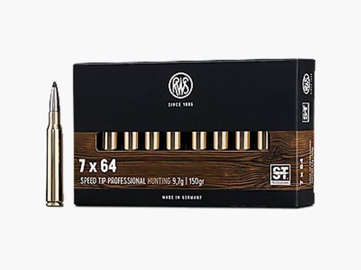 RWS 7X64 Speed Tip Pro 150 gr Munition
