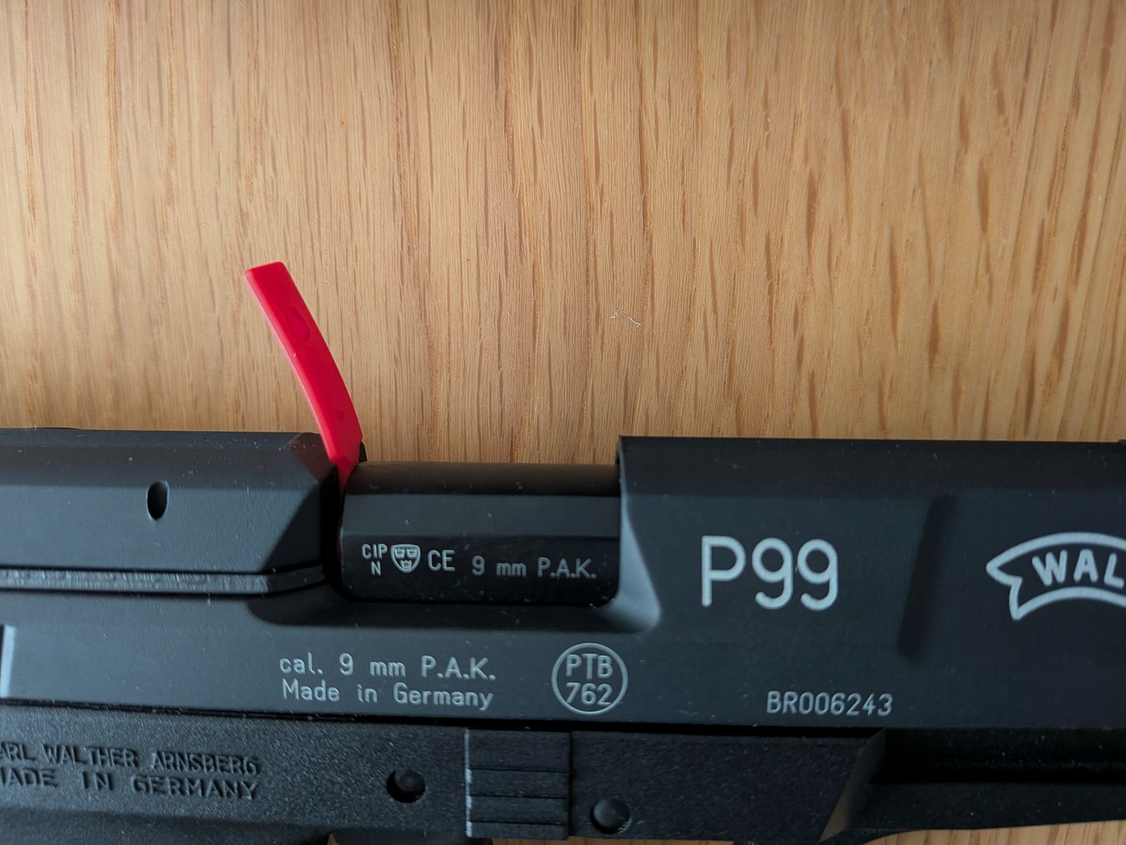 Walther P99 Cal. 9mm P.A.K ++ NEU++ Pistolet d'alarme P 99