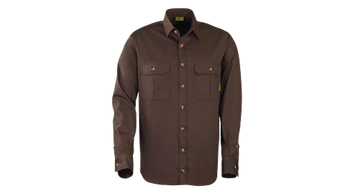 Waldkauz Outdoorhemd "Waldmeister" Braun