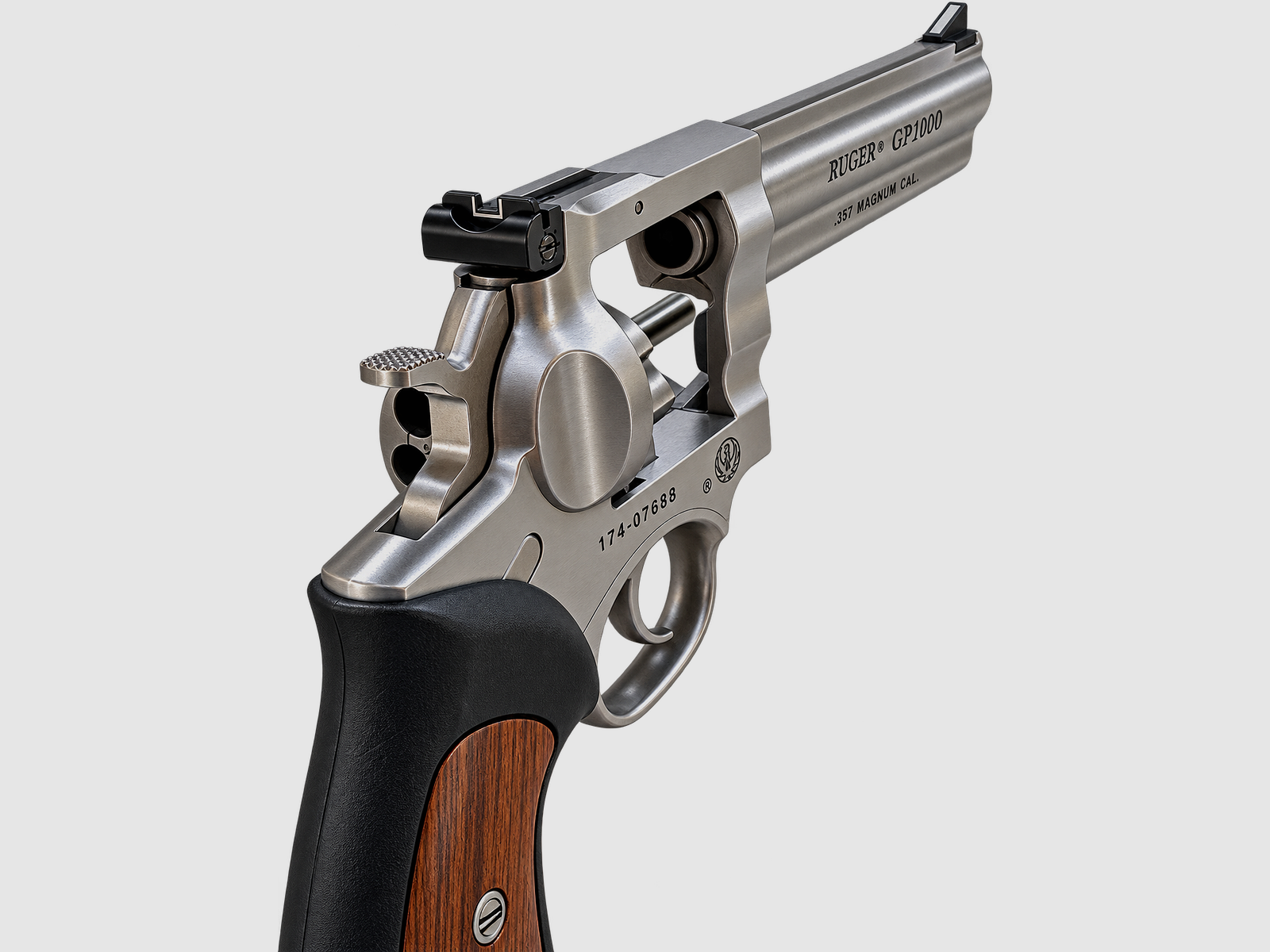 Ruger GP100 revolver – calibro .357 Magnum – 6 inch – versione in acciaio inox, immagine 3 di 4
