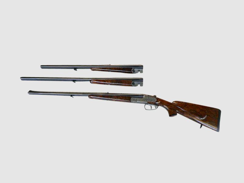 Doppelbüchse -flinte, Suhler, Kal. 8x57IRS, 20/76, 28/70