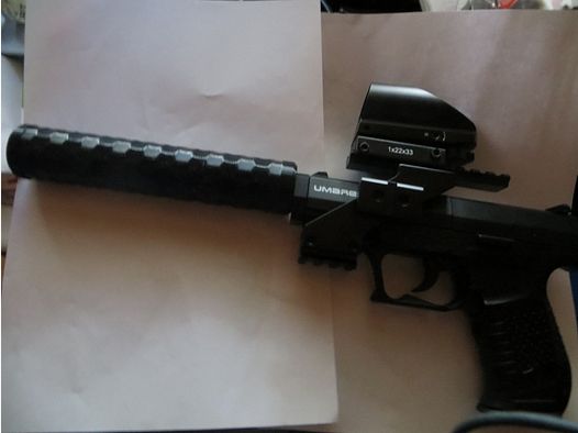 Walther CPSPORT (Baugleich Nighthawk) Mit RedDot und Moderator  (Däpferatrappe)