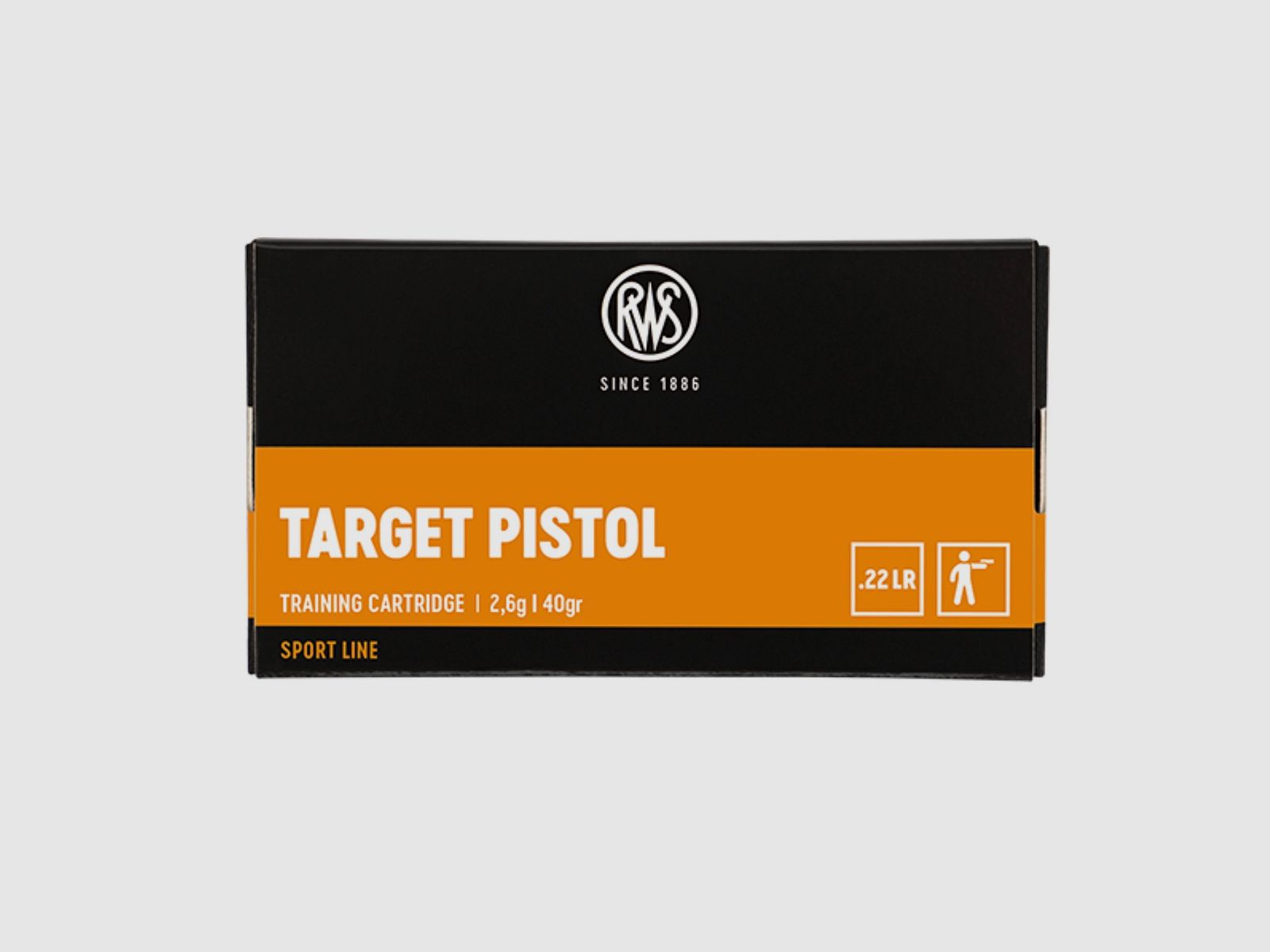 RWS .22 lfb. Target Pistol 2,6g 40grs. Pistolenmunition Kleinkaliber