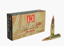 Hornady Custom Lite .308 Win. 125GR SST 20 cartridges