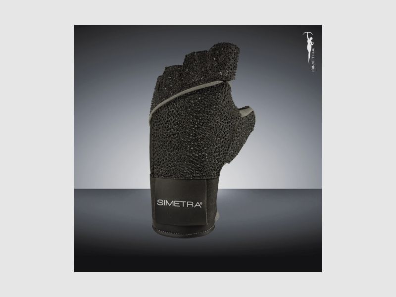 Simetra Schießhandschuh Gr.XL schwarz/grau links o.Fin, Bild 2 von 2