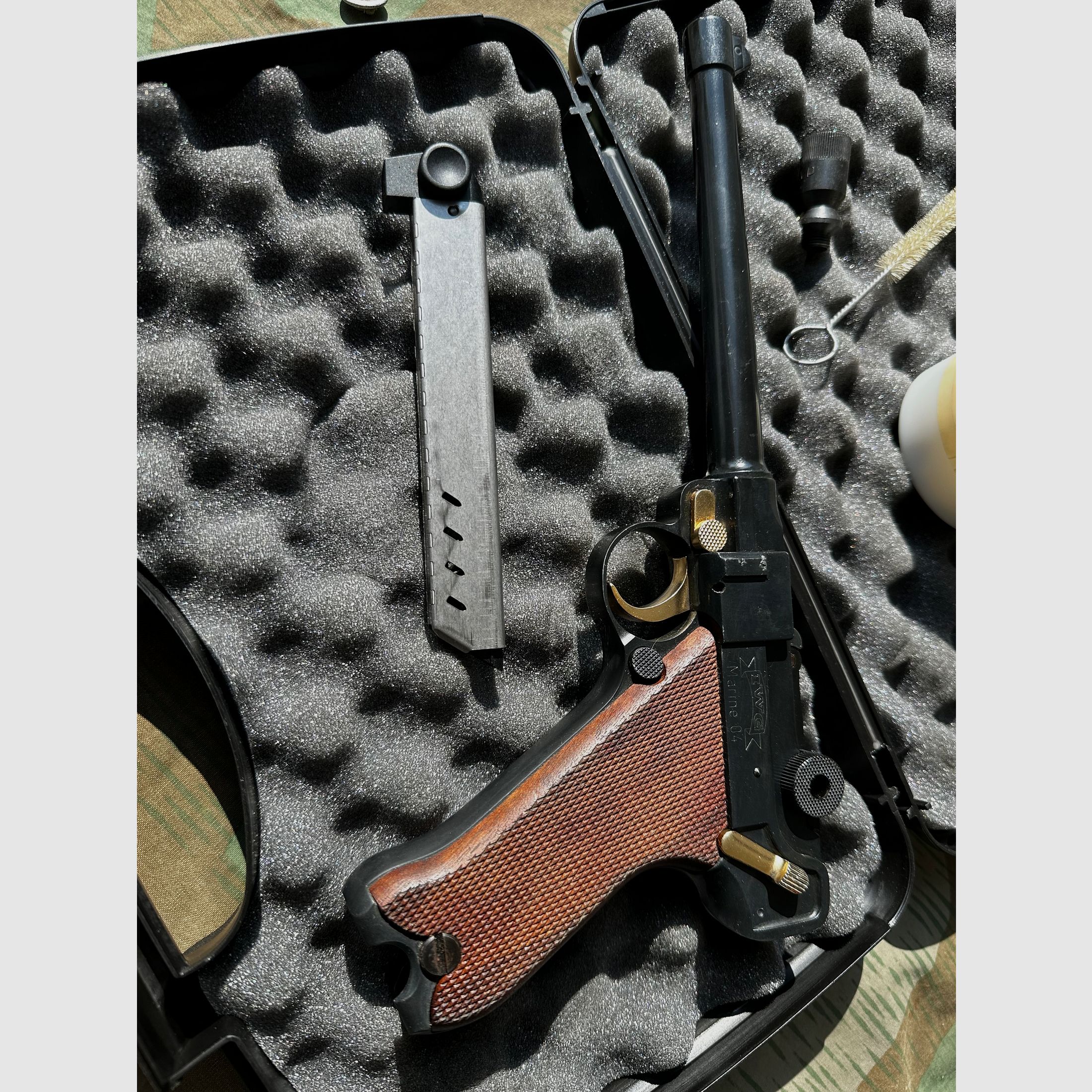 Luger 04 Marinepistole 1er Guerre mondiale 8mm coup de feu de détresse