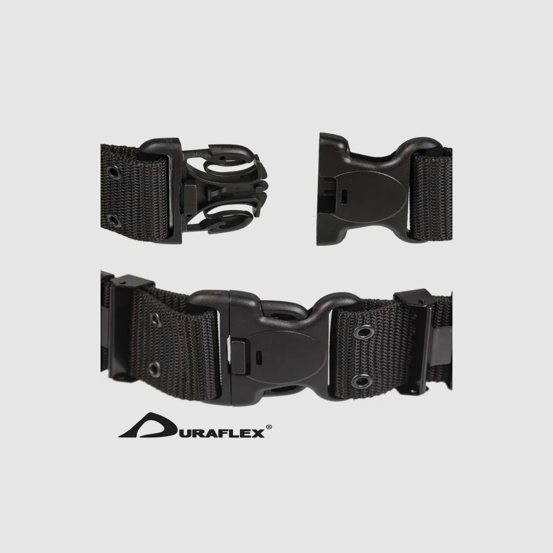 Lochkoppel LC2 Duraflex®, verstelbaar tot 120cm, Zwart