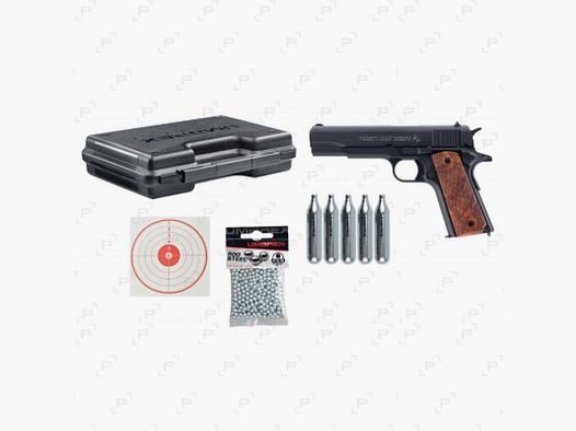 Pack pistolet CO2 COLT 1911 CLASSIC Calibre 4,50 mm BB’s