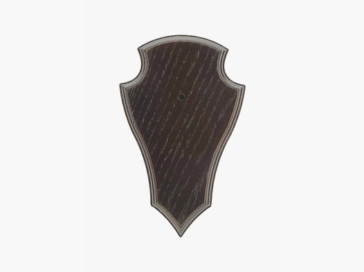 Rehbockbrett Eiche 2 - 22x13 cm Dunkel
