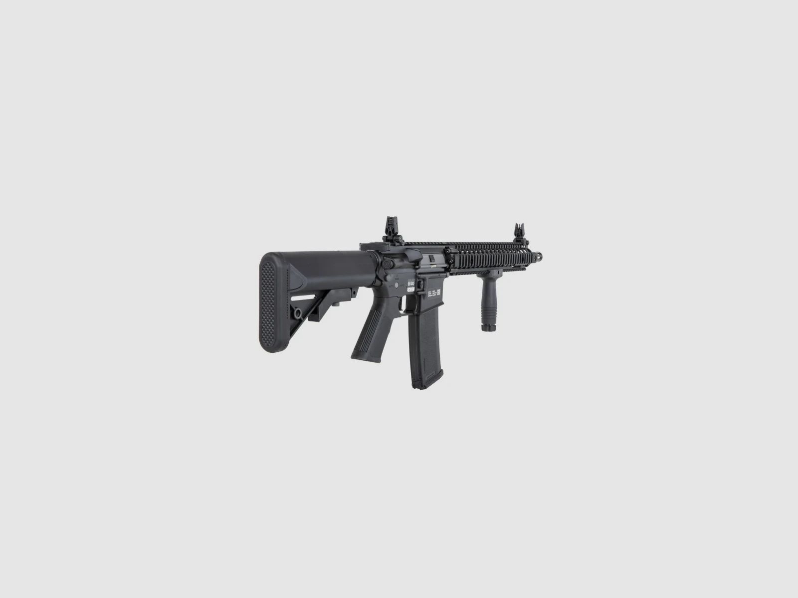 SA Daniel Defense® MK18 Block II (SA-P26 PRIME™ Aster II ETU BLDC™) Rifle Airsoft Libre a partir de 18 - Negro -F-