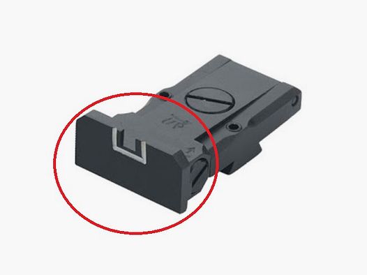 TRT Visierblatt Outline weiß Desert Eagle