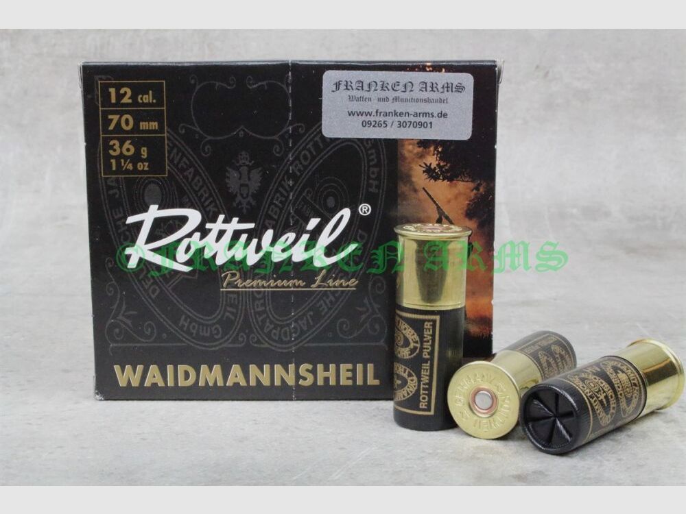 Rottweil Waidmannsheil HV 12/70 2,7mm 10Stück Staffelpreis