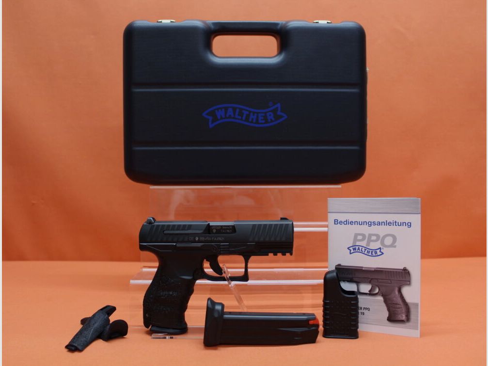 Walther Ha.Pistole 9mmLuger Walther PPQ M1 Classic SEK-D 4" Polygonlauf/3-Dot Stahl-Visierung (9mmPara/9x19)