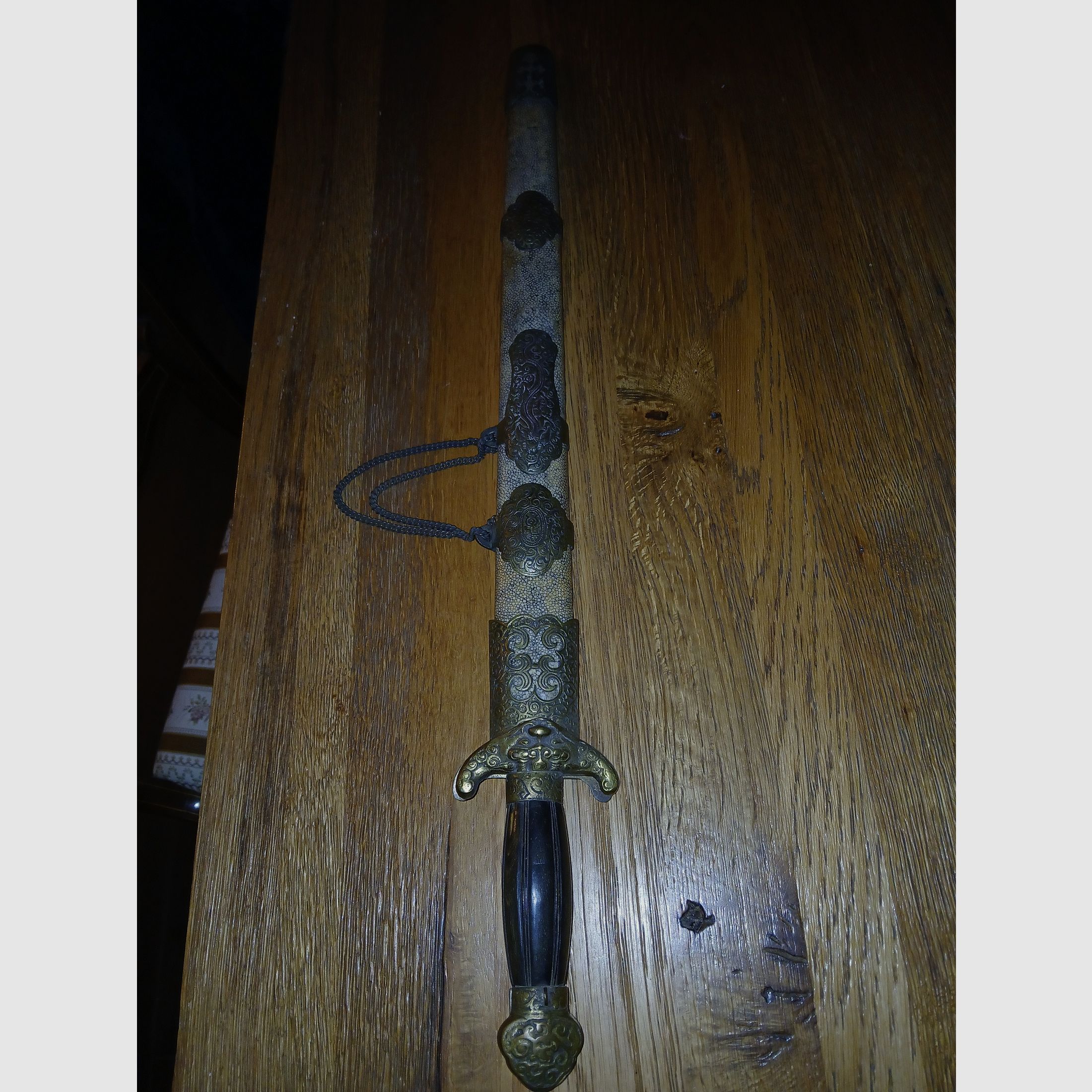 <Double sword China around 1750 rare>