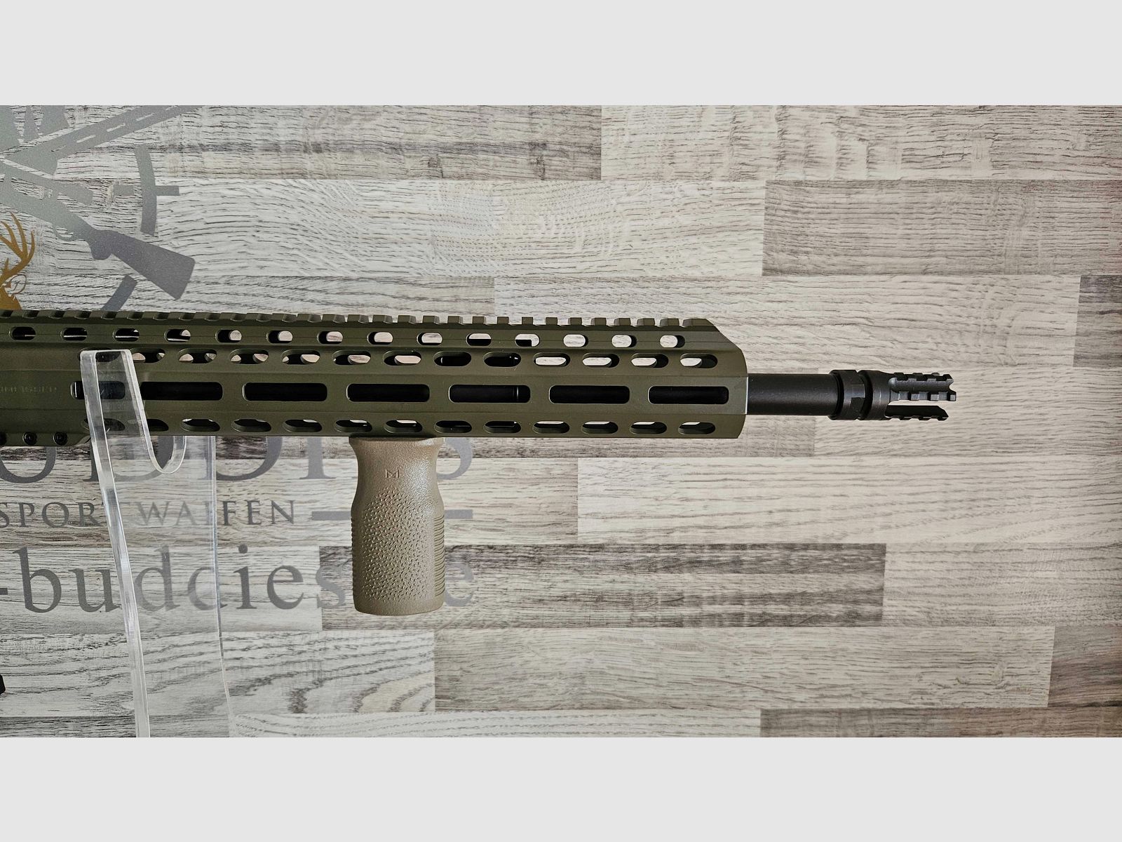 Schmeisser AR15 M4FL 14,5" OD Green Sondermodell MAGPUL Kal. .223Rem mit Optik - versandkostenfrei - Neuware vom Fachhandel