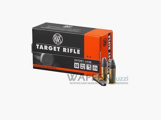 RWS Target Rifle KK-Munition Kaliber .22lr 50 Schuss