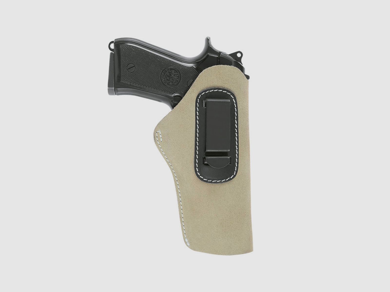 KING COBRA HOLSTERS – FONDINA DA CINTURA IN PELLE SCAMOSCIATA TAN GLOCK