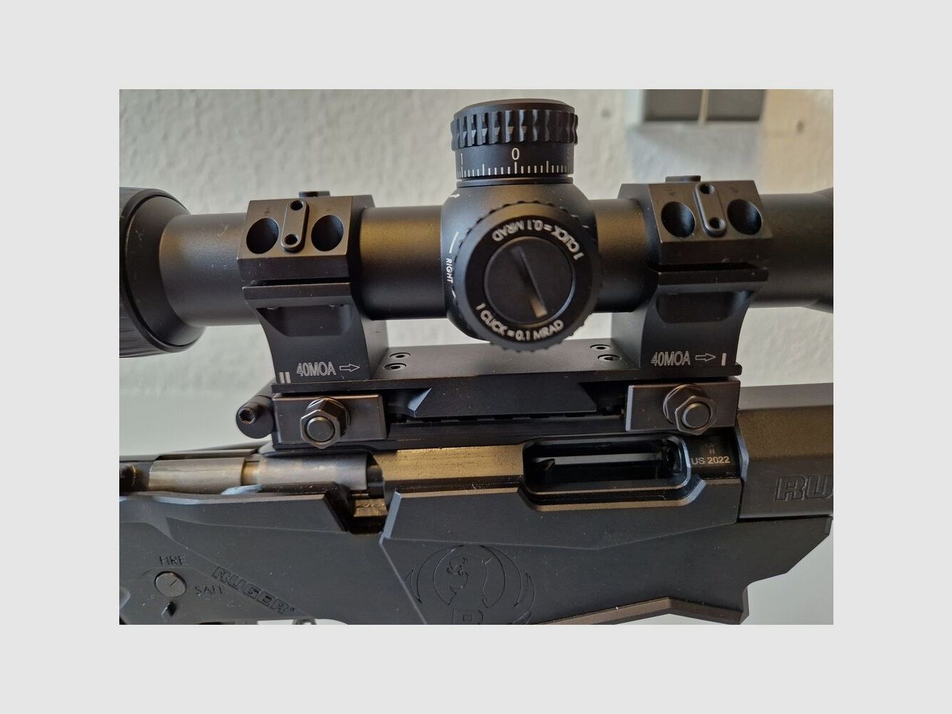 Ruger Set Precision Rimfire .22 lfB. mit ZF 6-24x50 DiamondBackTactical und Zweibein