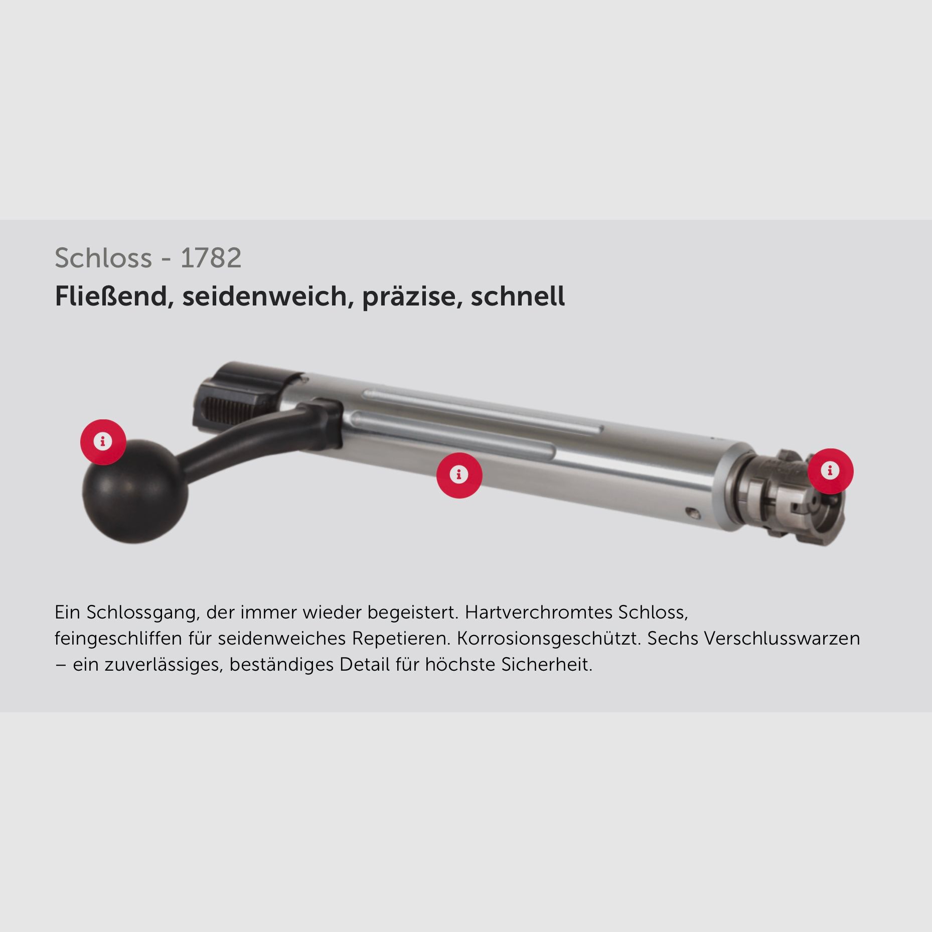 J.G. Anschütz 1782 D G-15x1 Deutscher Schaft Kaliber 6,5 Creedmoor LL 520 mm Repetierbüchse, Bild 3 von 7